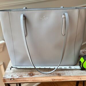 Kate Spade Light Gray Tote Bag